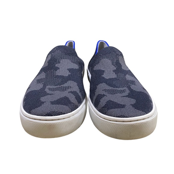 Rothy’s The Slip On Sneaker Grey Camo Print Comfort Casual Size 8.5 - Picture 4 of 10